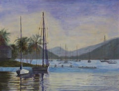 Peinture à l'huile sur toile Twilight Calm