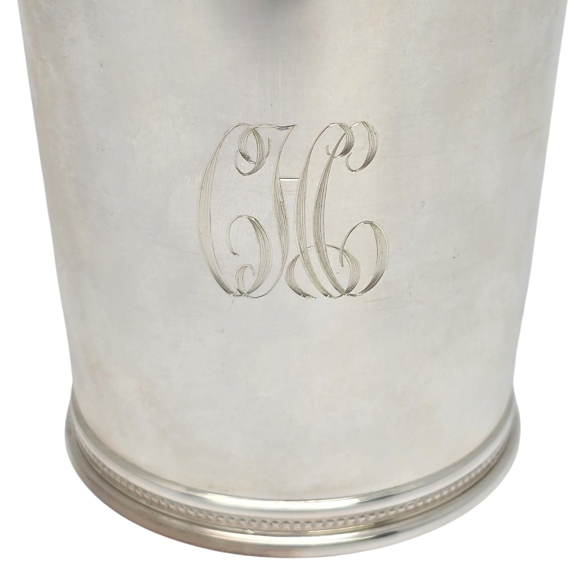 Mark J. Scearce in argento Sterling Gerald R Ford Mint Julep Cup w/Monogram #21026 in vendita 3