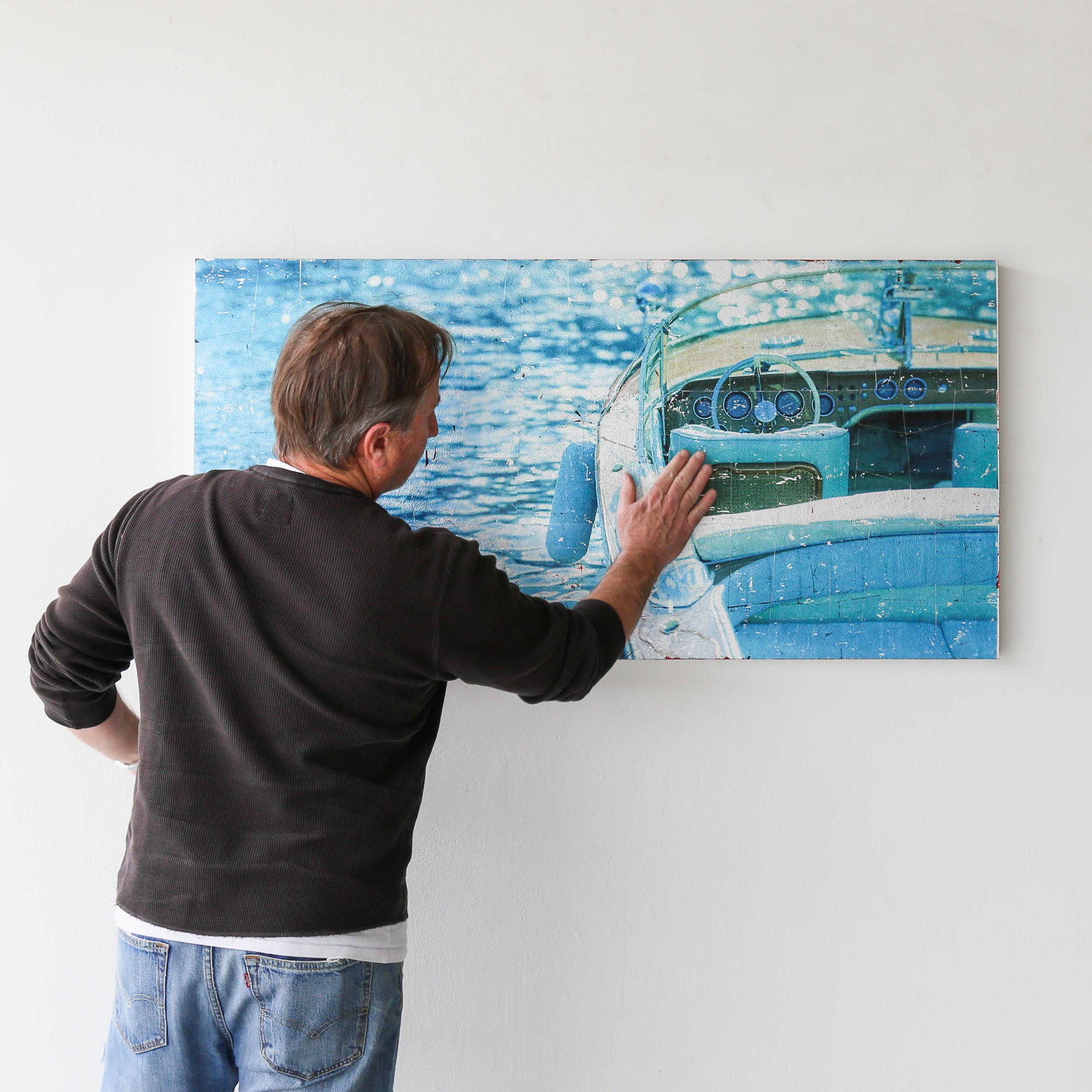 Boat Club - Abstract Mixed Media Art by Mark Jackson