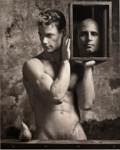 Self-Portrait With Pear, by Mark Jenkins