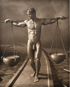 Water Carrier, fantasy male nude by Mark Jenkins
