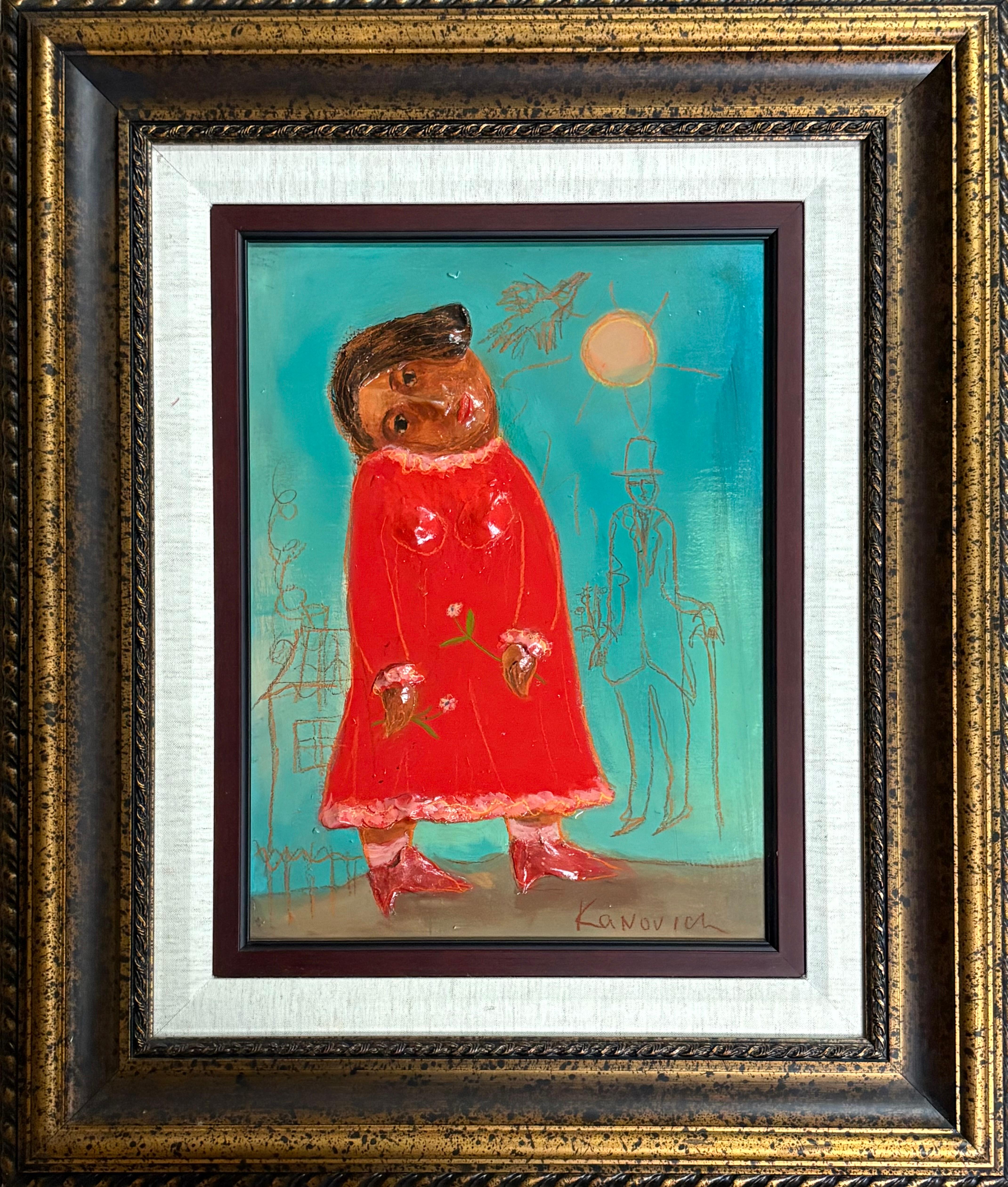 “Red willow” - Painting by Mark Kanovich