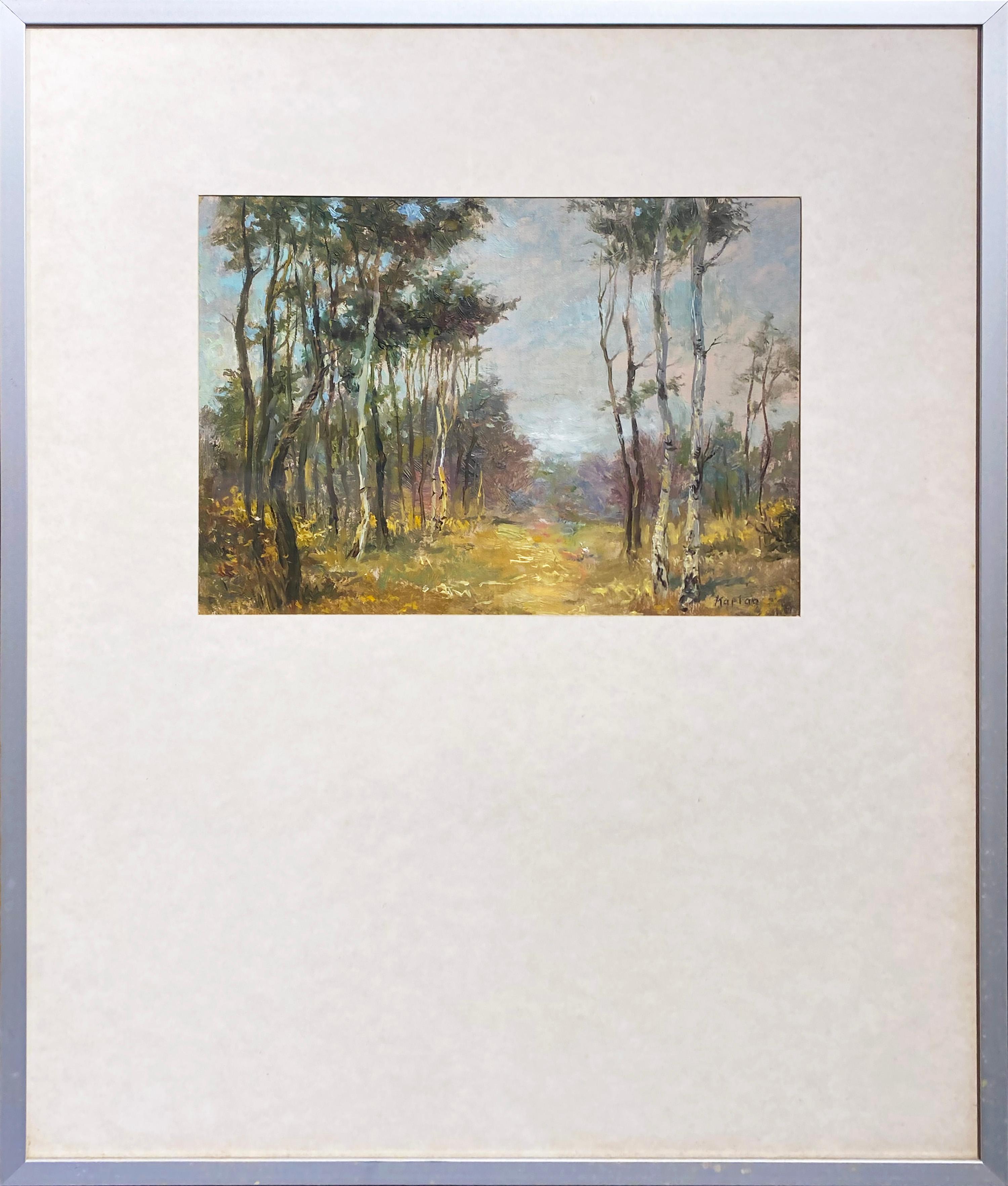 Lonesome Woods - Painting by Kaplan, Mark