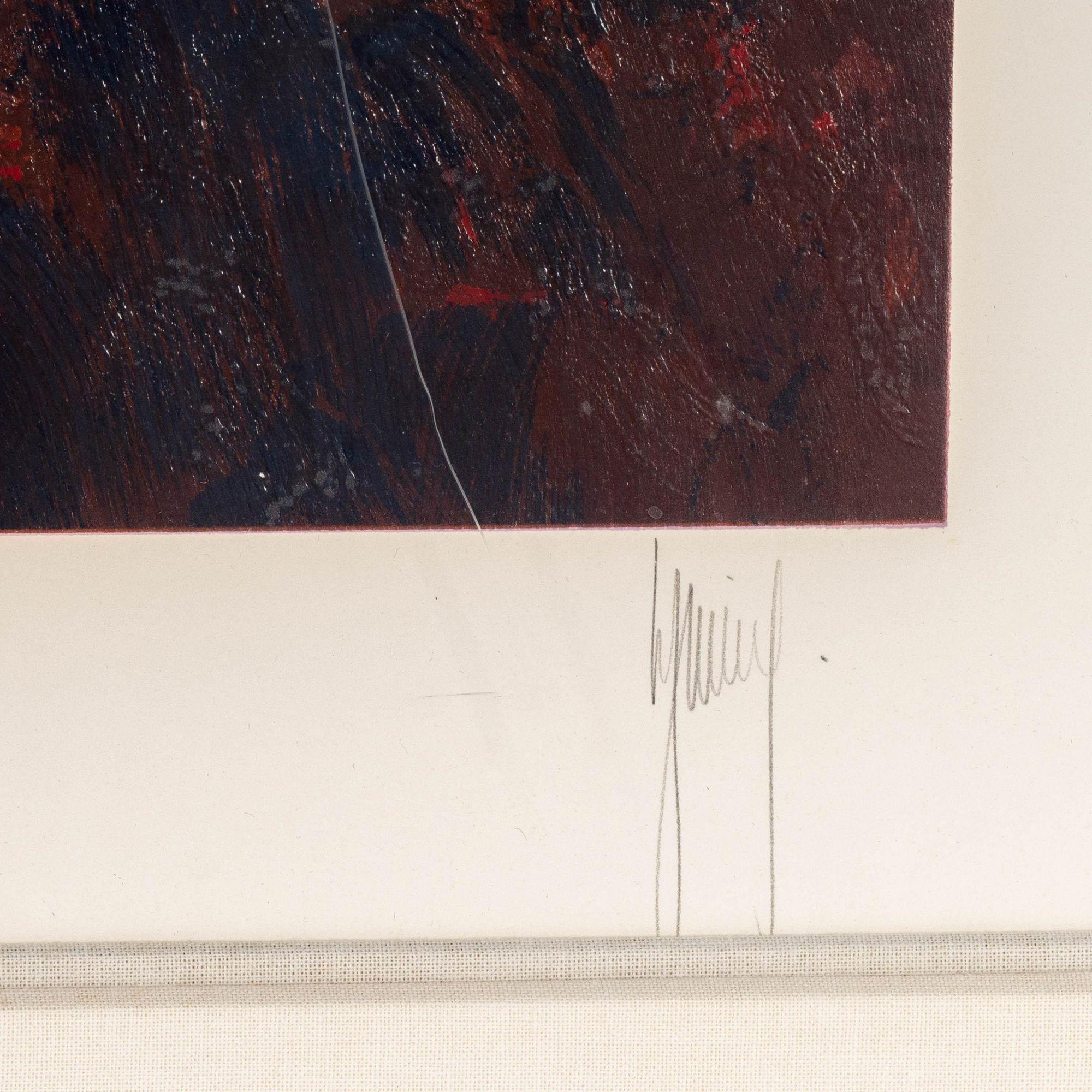 American Mark King (1931–2014) Serigraph – 