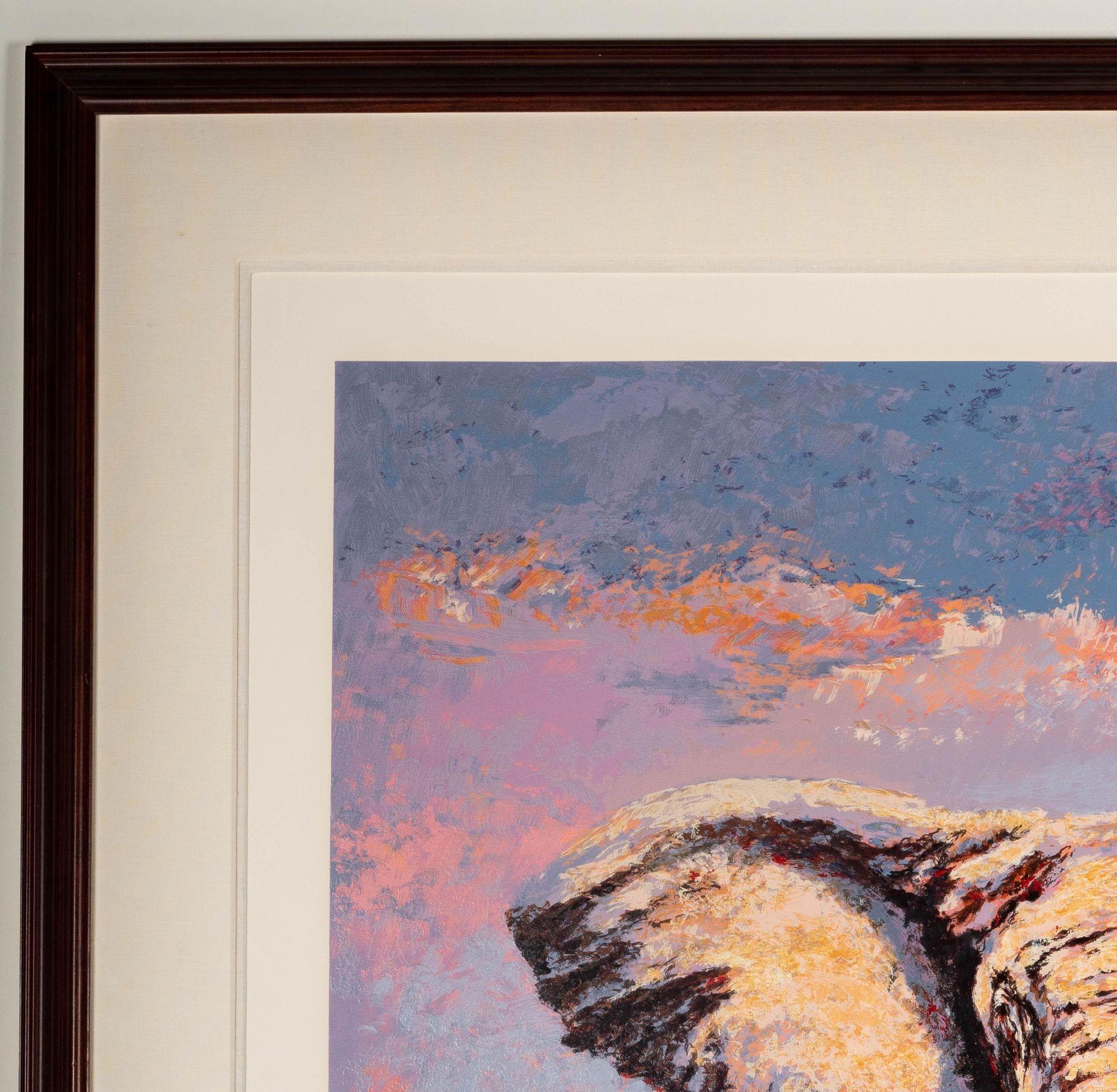 Mark King (1931–2014) Serigraph – 