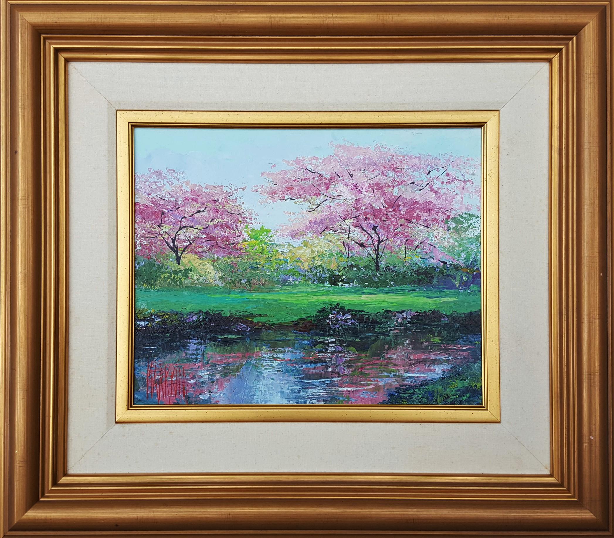 Plum Blossoms - Painting by Mark King