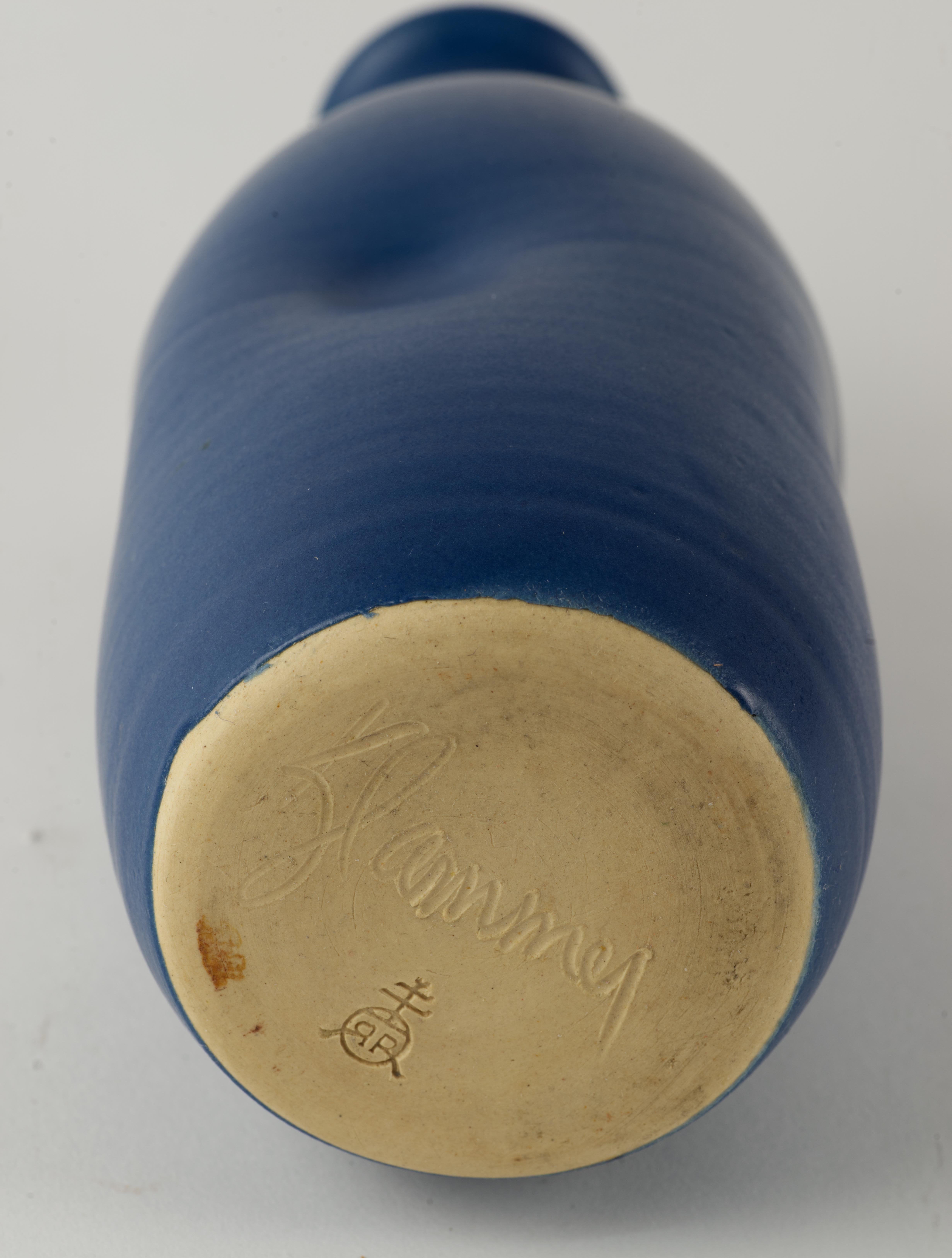 Ceramica Vaso a bottiglia Mark Klammer, Studio Pottery di New York, Roycroft Renaissance in vendita