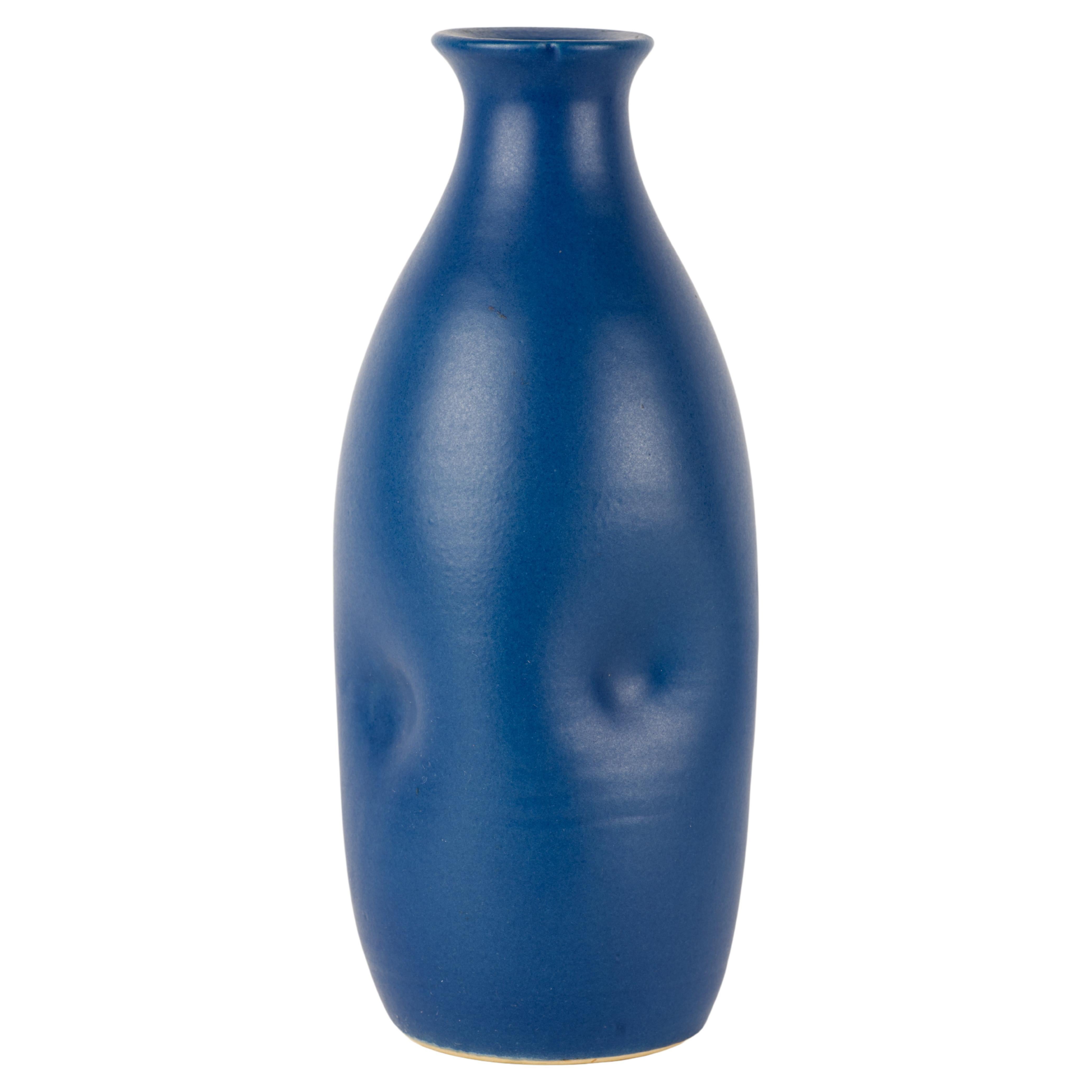 Vaso a bottiglia Mark Klammer, Studio Pottery di New York, Roycroft Renaissance