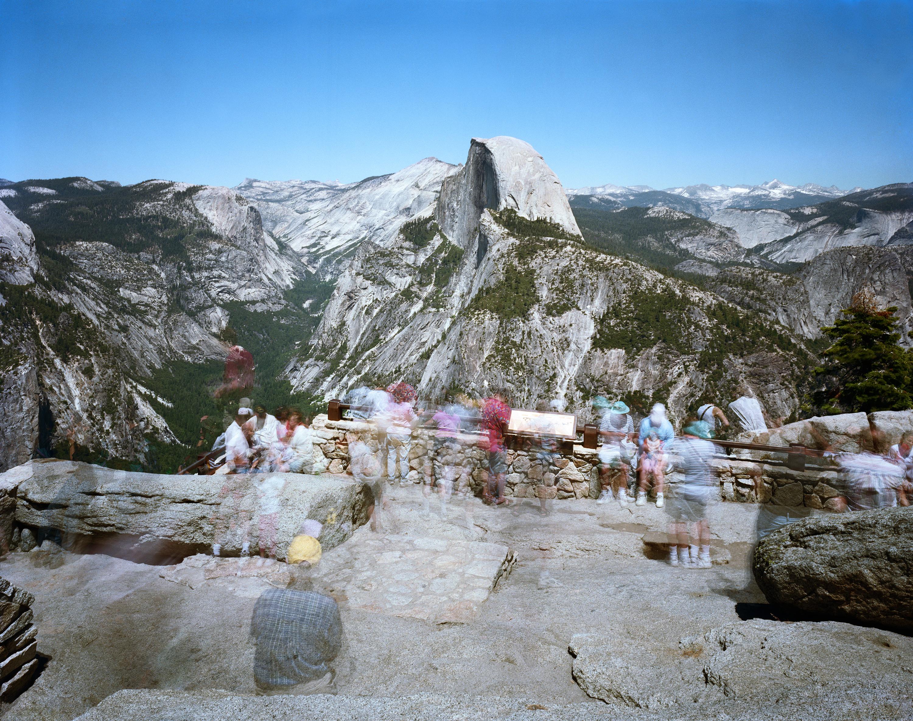 Mark Klett Landscape Photograph - 8 Minutes at Glacier Point