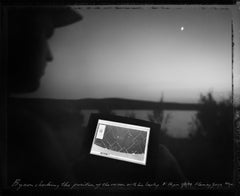  Byron Checking the Position of the Moon with his Laptop, Flaming Gorge, WY