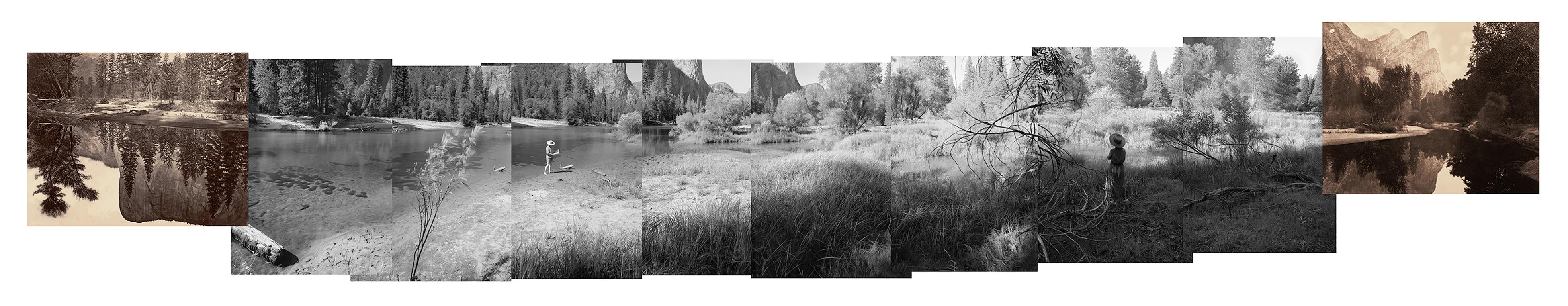 Mark Klett Landscape Photograph - Panorama of a Ghost River