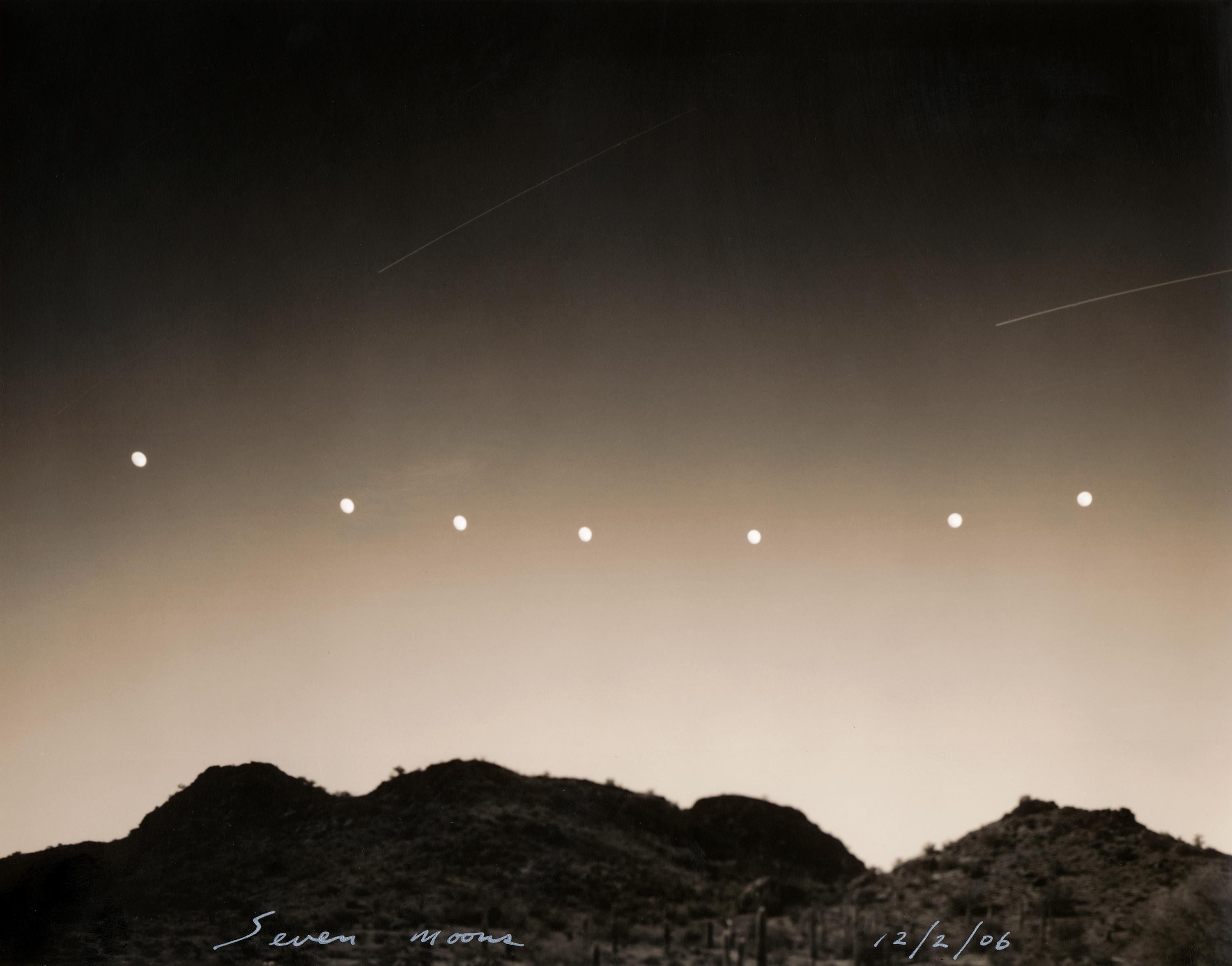 Mark Klett Black and White Photograph - Seven Moons