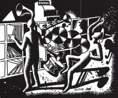 Mark Kostabi 1986 Cartel benéfico