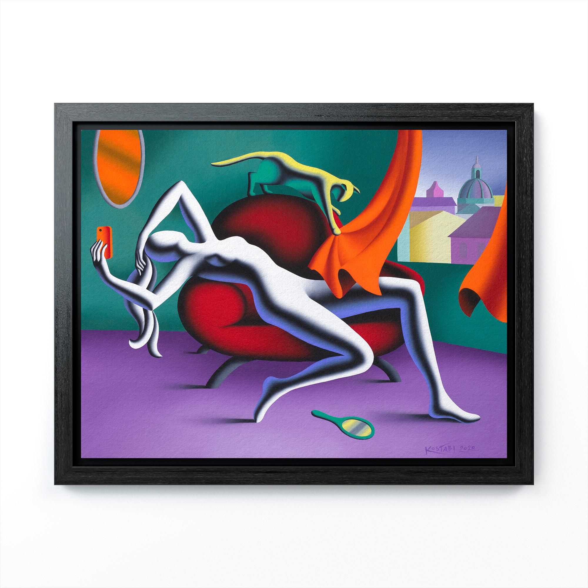 Art of Desiree - Painting by Mark Kostabi