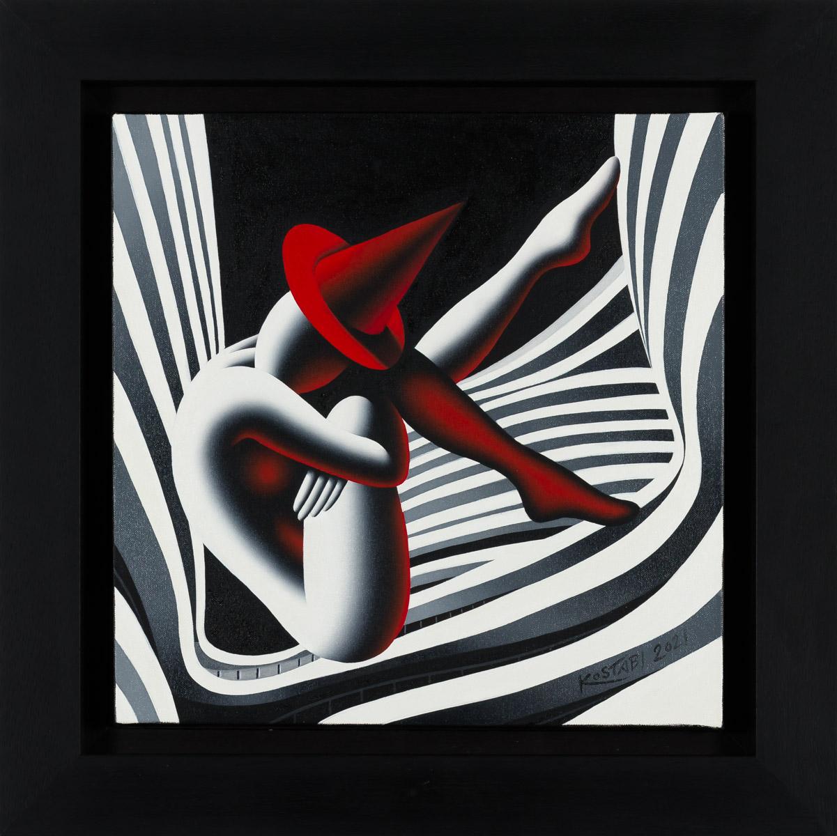 Inner Transcendence, 2021 - Contemporary Painting by Mark Kostabi