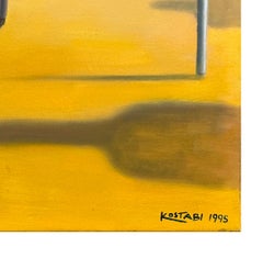 See One, dipinto originale su tela, firmato a mano, 24x30 pollici. Incorniciato, 1995