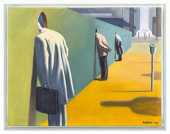 See One, dipinto originale su tela, firmato a mano, 24x30 pollici. Incorniciato, 1995