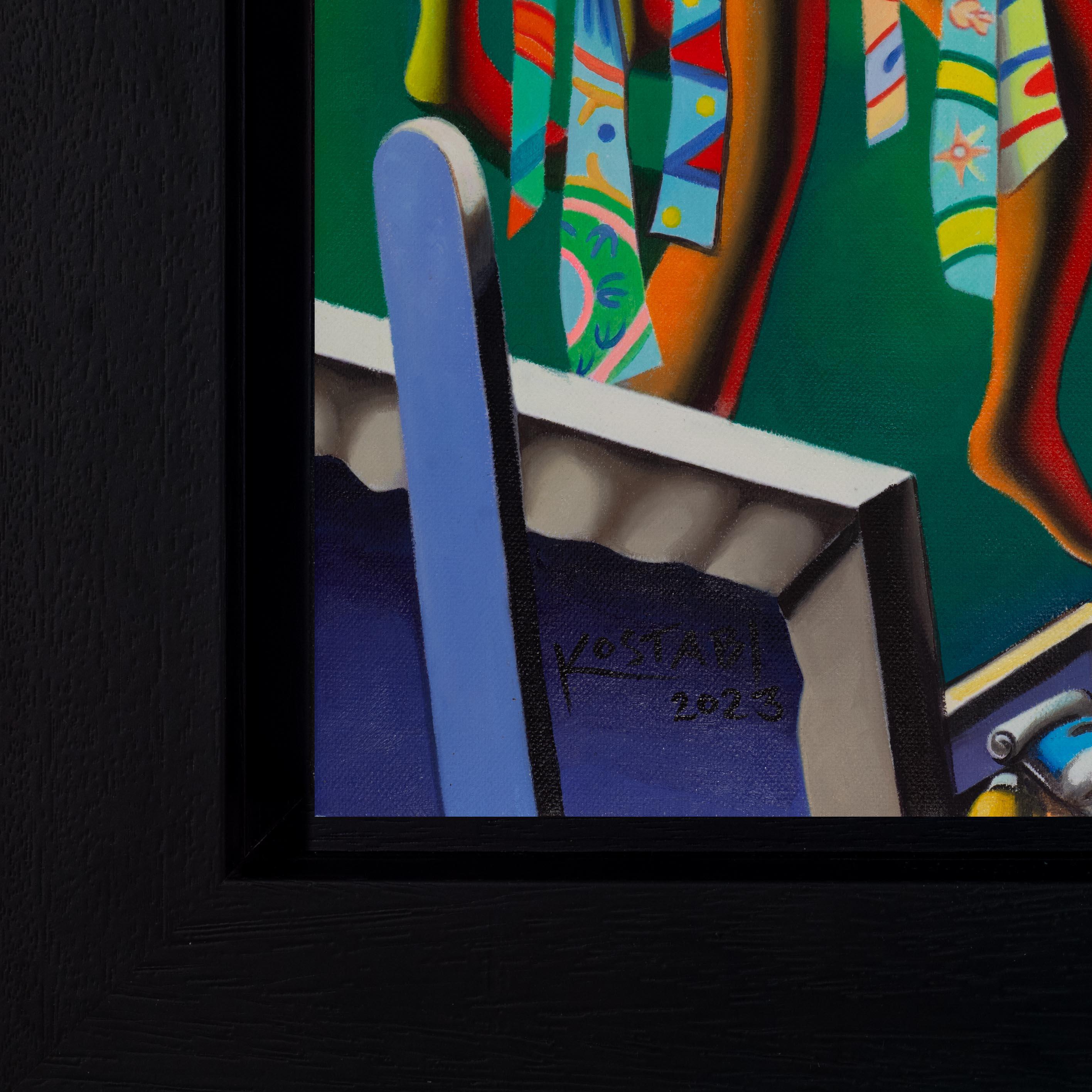 The Beat Goes On (Zeitgenössisch), Painting, von Mark Kostabi