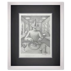 "An Apple a Day" Framed Original Drawing on Paper