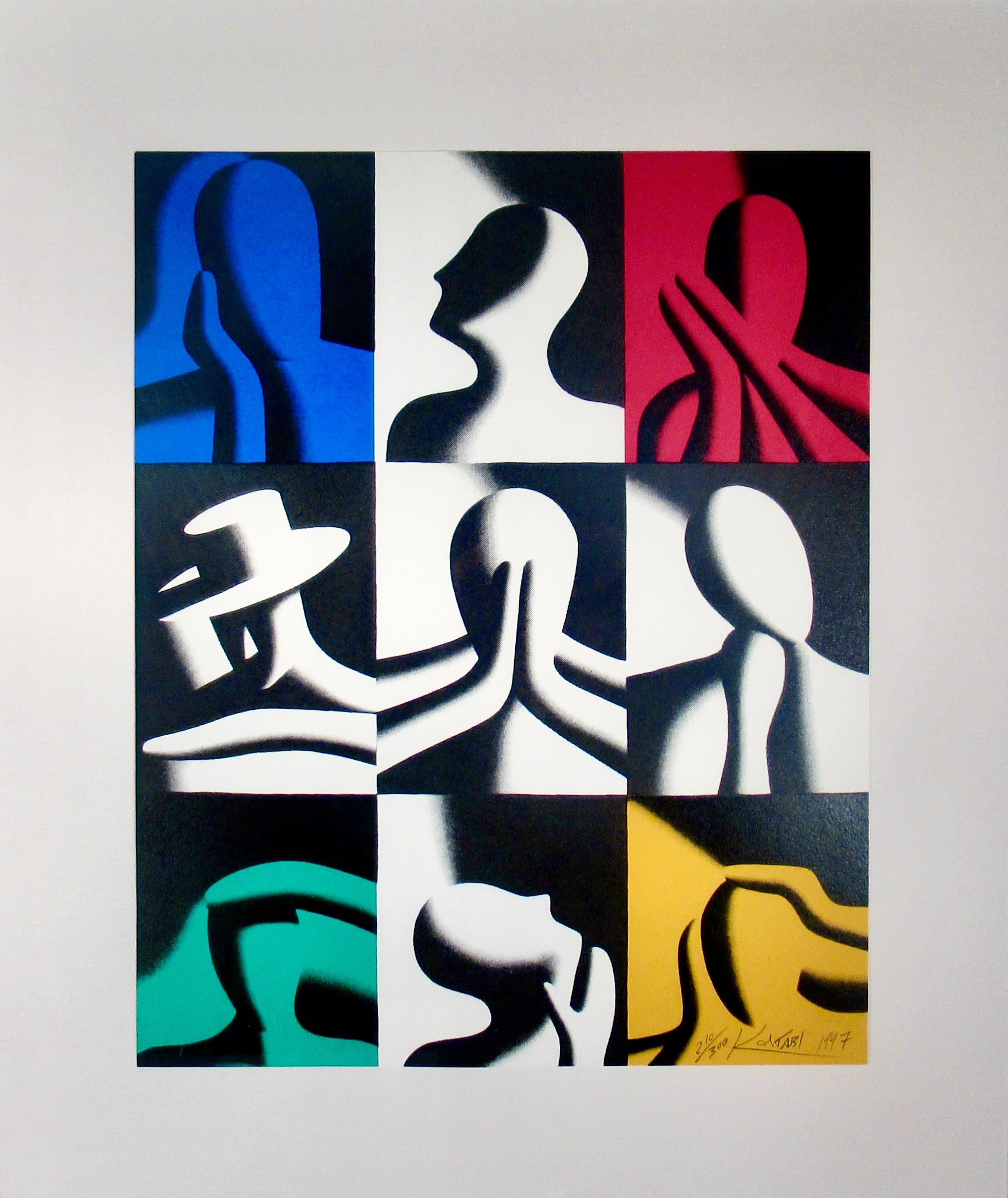 Conversations Pieces - Print by Mark Kostabi