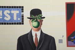 Going Places, Surrealist Screenprint by Mark Kostabi