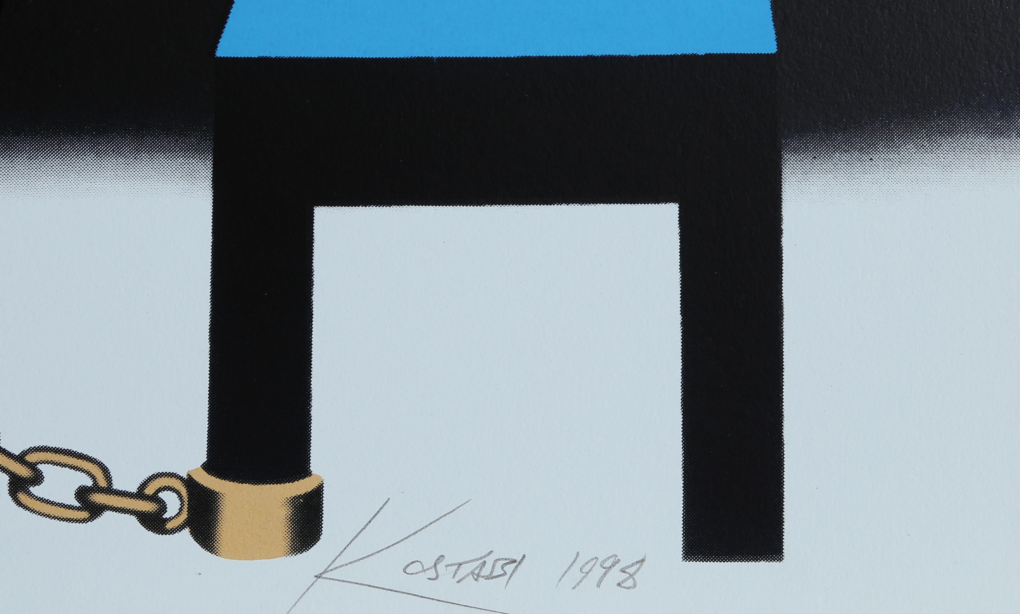 I Did it Steinway - Surrealist Print by Mark Kostabi