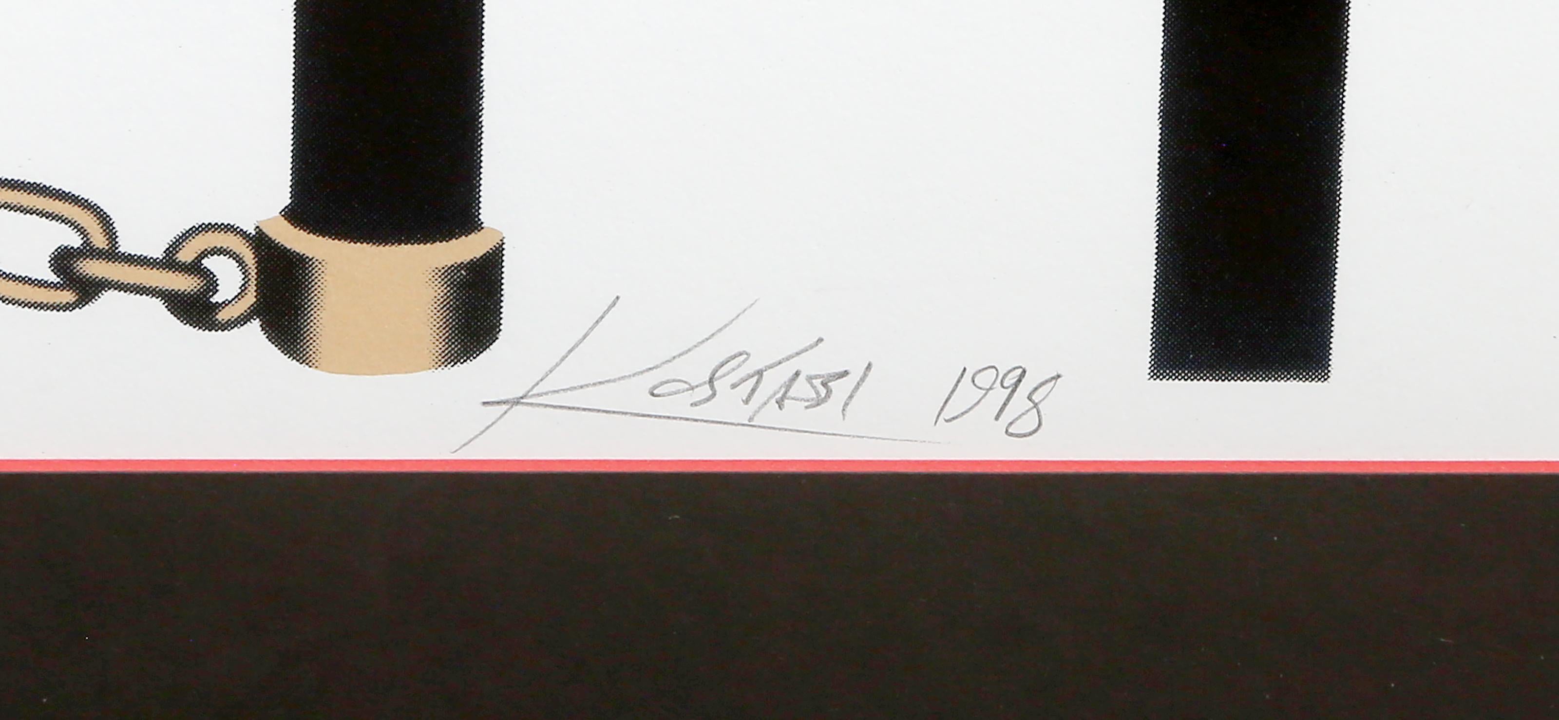 I Did it Steinway, Pop Art encadré de Mark Kostabi en vente 3