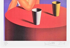 Vida exuberante - Litografía de Mark Kostabi - 2012