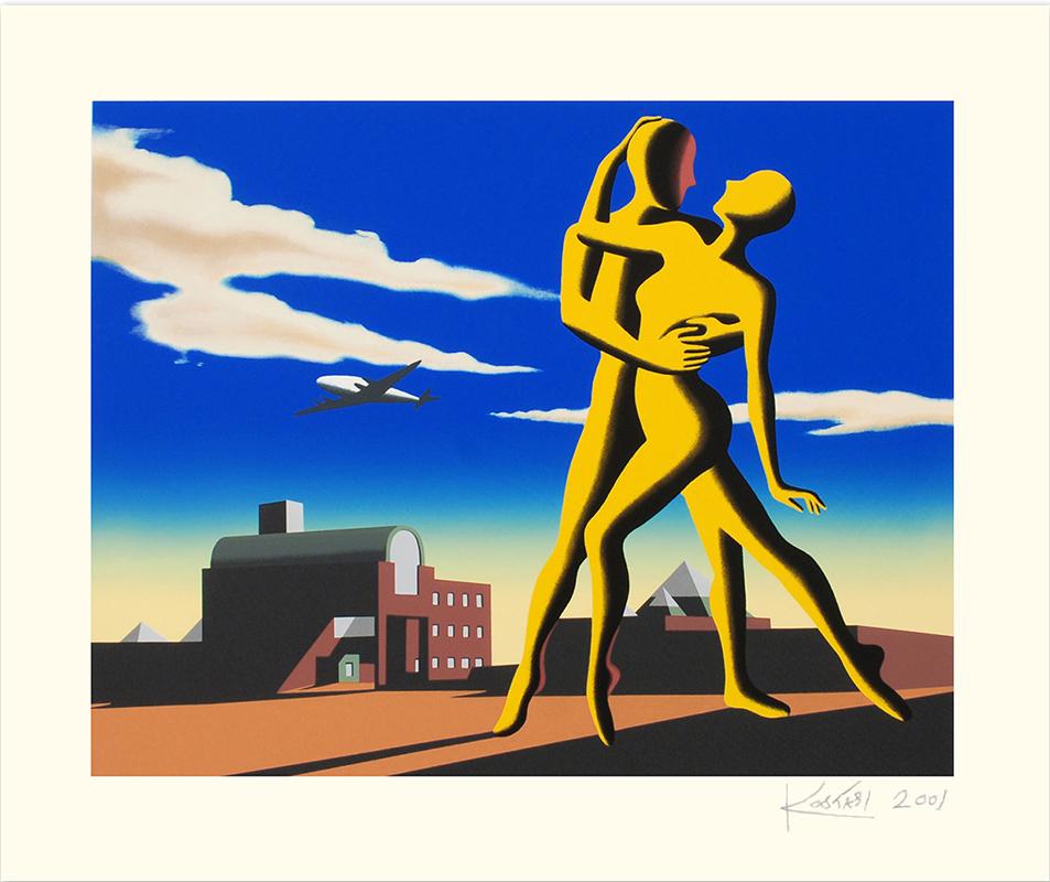 MARK KOSTABI  YESTERDAY’S HERE  SIGNED AND NUMBERED - Print by Mark Kostabi