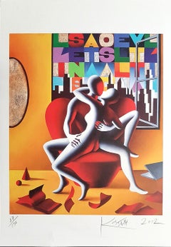 The Book of Love - Original Lithograph by Mark Kostabi - 2012