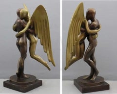 Mark Kostabi - Divine Embrace - Bronze Sculpture