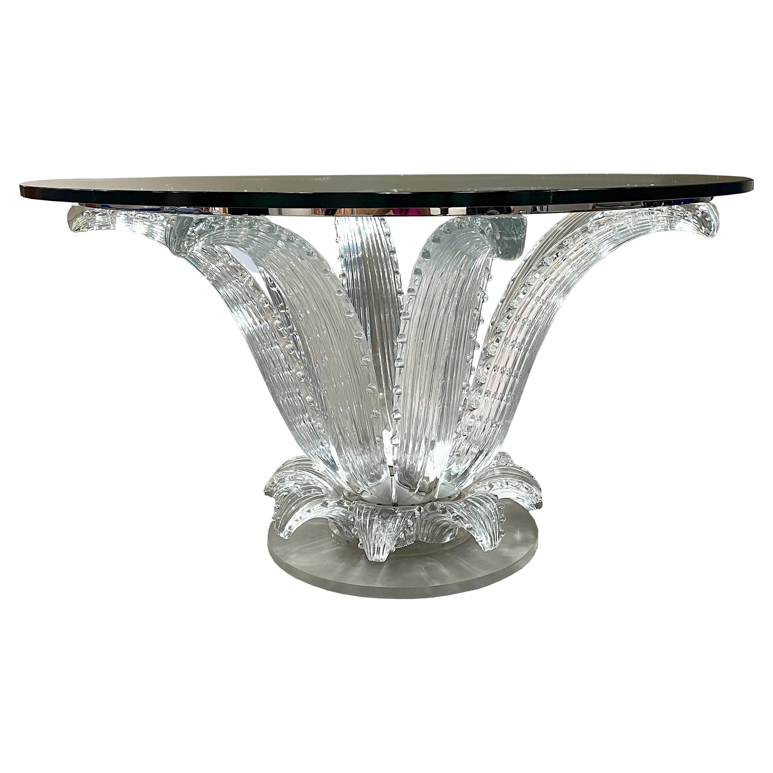 Mark Lalique "Cactus" Table, Model No. 0130400 For Sale