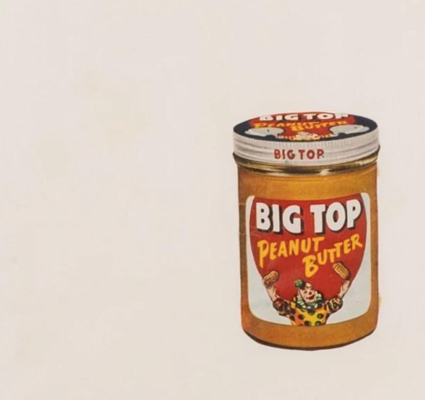 Peanut Butter & Tin Cans - Pop Art Paper Collage in Perspex Frame, 1962 For Sale 3