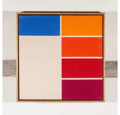 Study for Cambridge, Liqutex on Canvas Painting by Mark Lancaster, 1968