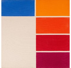 Study for Cambridge, Liqutex on Canvas Painting by Mark Lancaster, 1968
