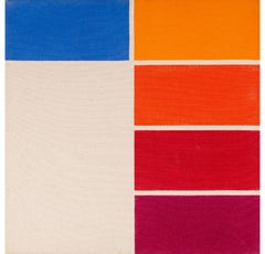 Vintage Study for Cambridge, Liqutex on Canvas Painting by Mark Lancaster, 1968
