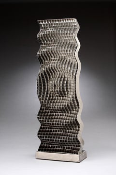 Meme, 50" high stainless steel sculpture