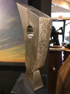 Union, 29"high stainless steel sculpture