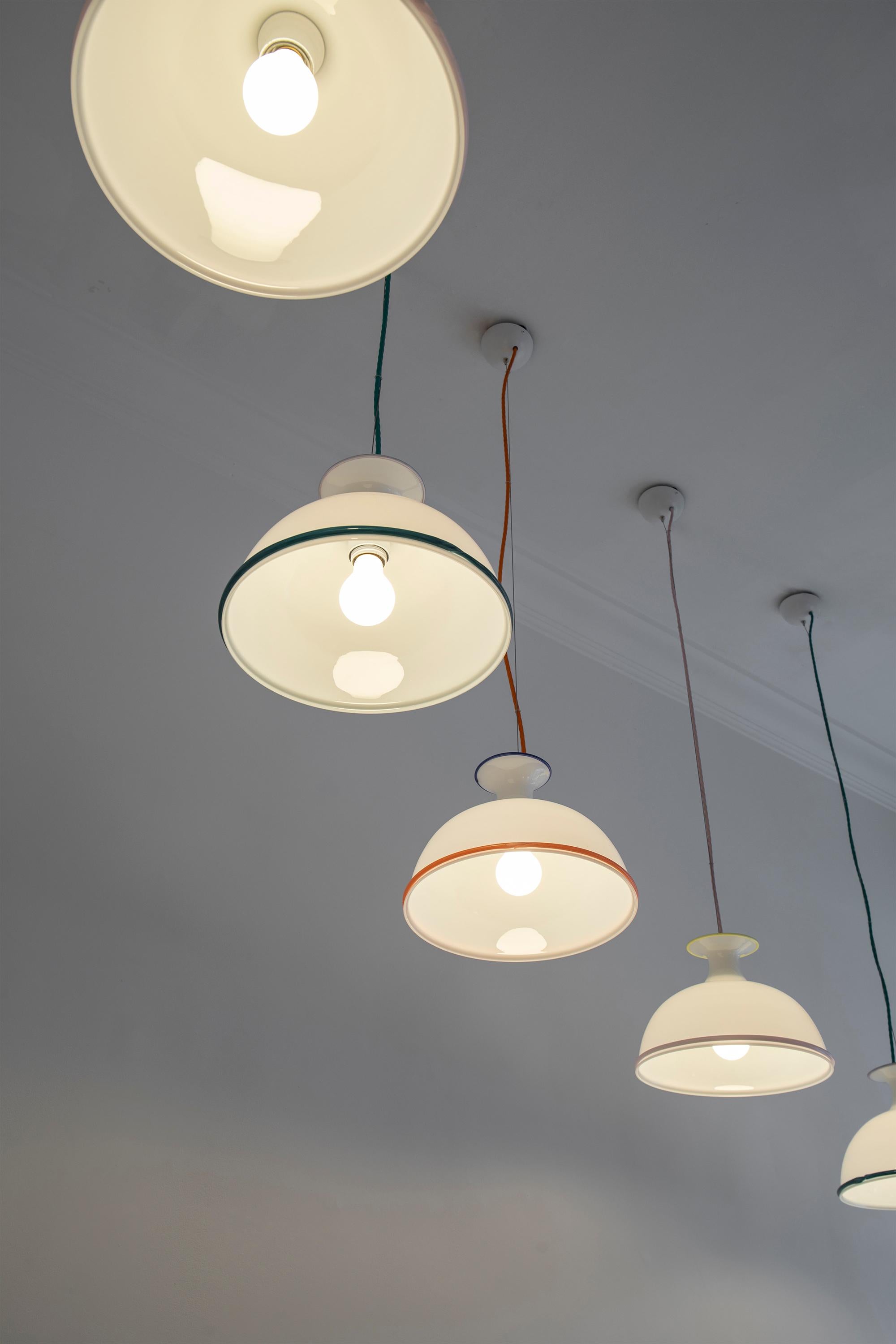 Contemporary Mark Light S1 Ø300 110/120V Opal Violet Green Established & Sons Martino Gamper For Sale