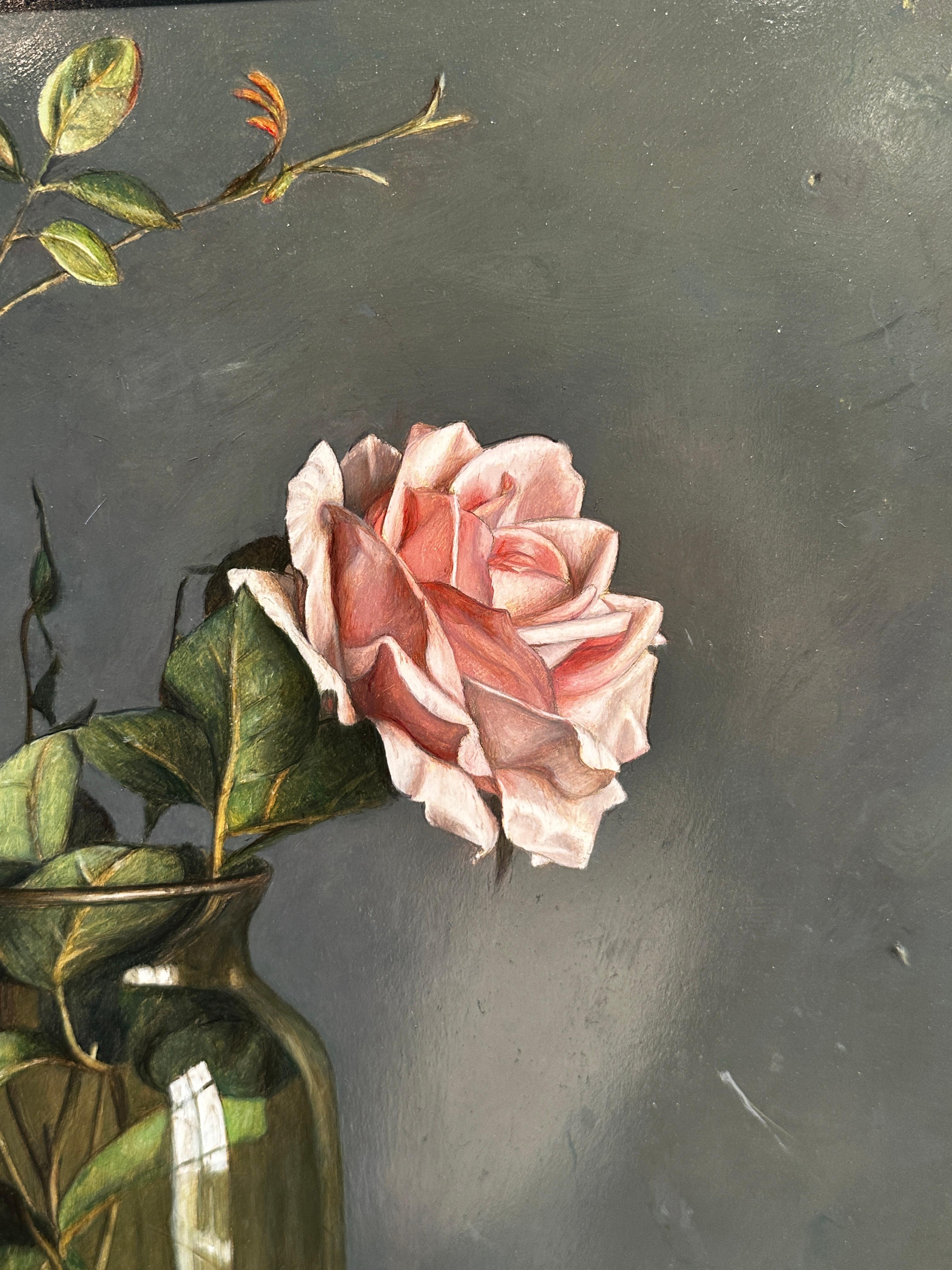 'Clementines & Roses' is a fabulous example of Lijftogt's work. Such amazing eye for detail is what makes this piece such a knockout piece. A beautiful colour palette has been used to create a stunning composition.

Lijftogt was born in Amsterdam