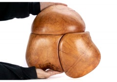 Mark Lindquist Mid-Century Carved Wood Relief Sculpture