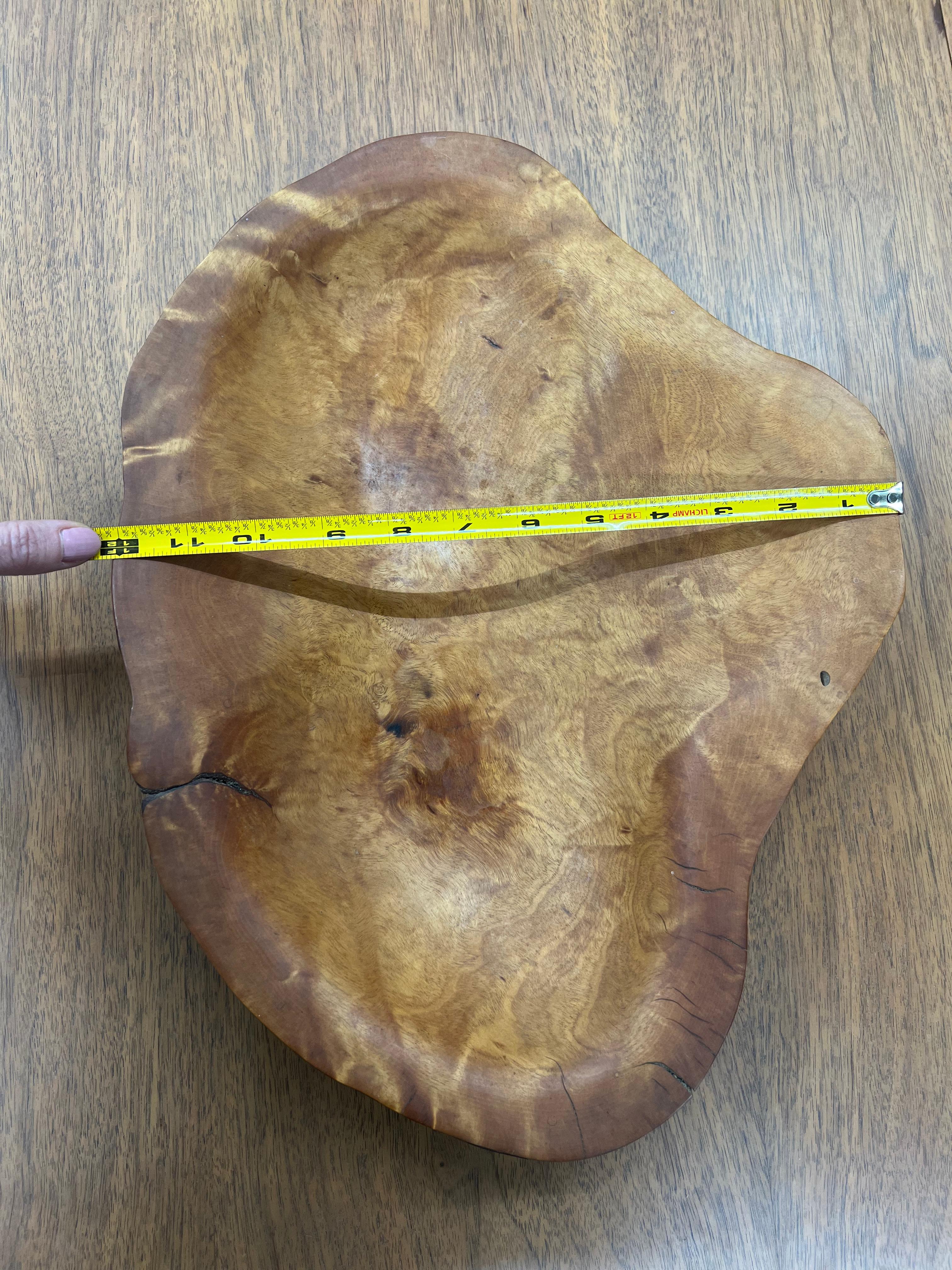 Late 20th Century Mark Lindquist yellow birch burl wood sculptural vessel bowl 1970's For Sale
