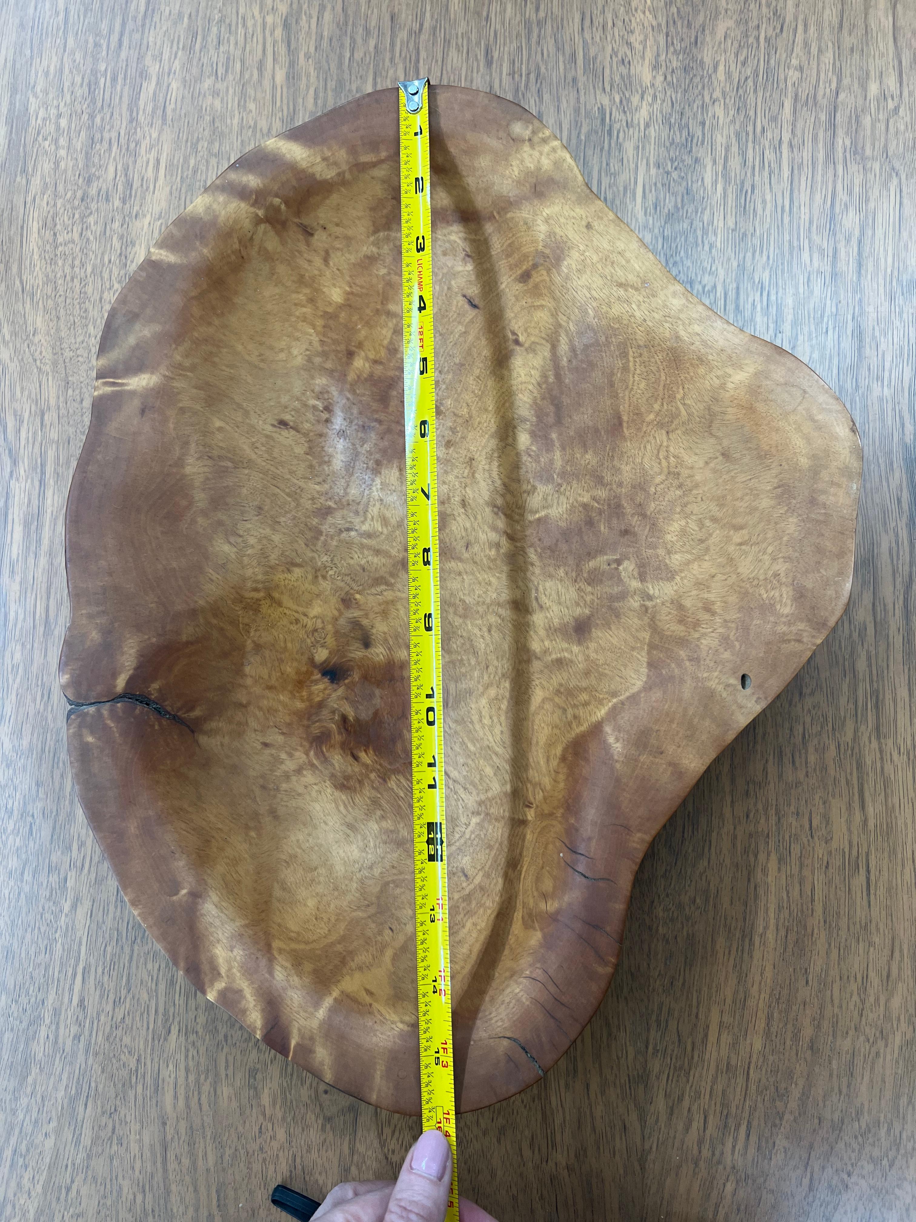 Late 20th Century Mark Lindquist yellow birch burl wood sculptural vessel bowl 1970's For Sale