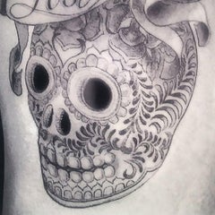 Mark Mahoney " Los Angeles Skull Tattoo" Giclée-Druck signiert 9 von 50