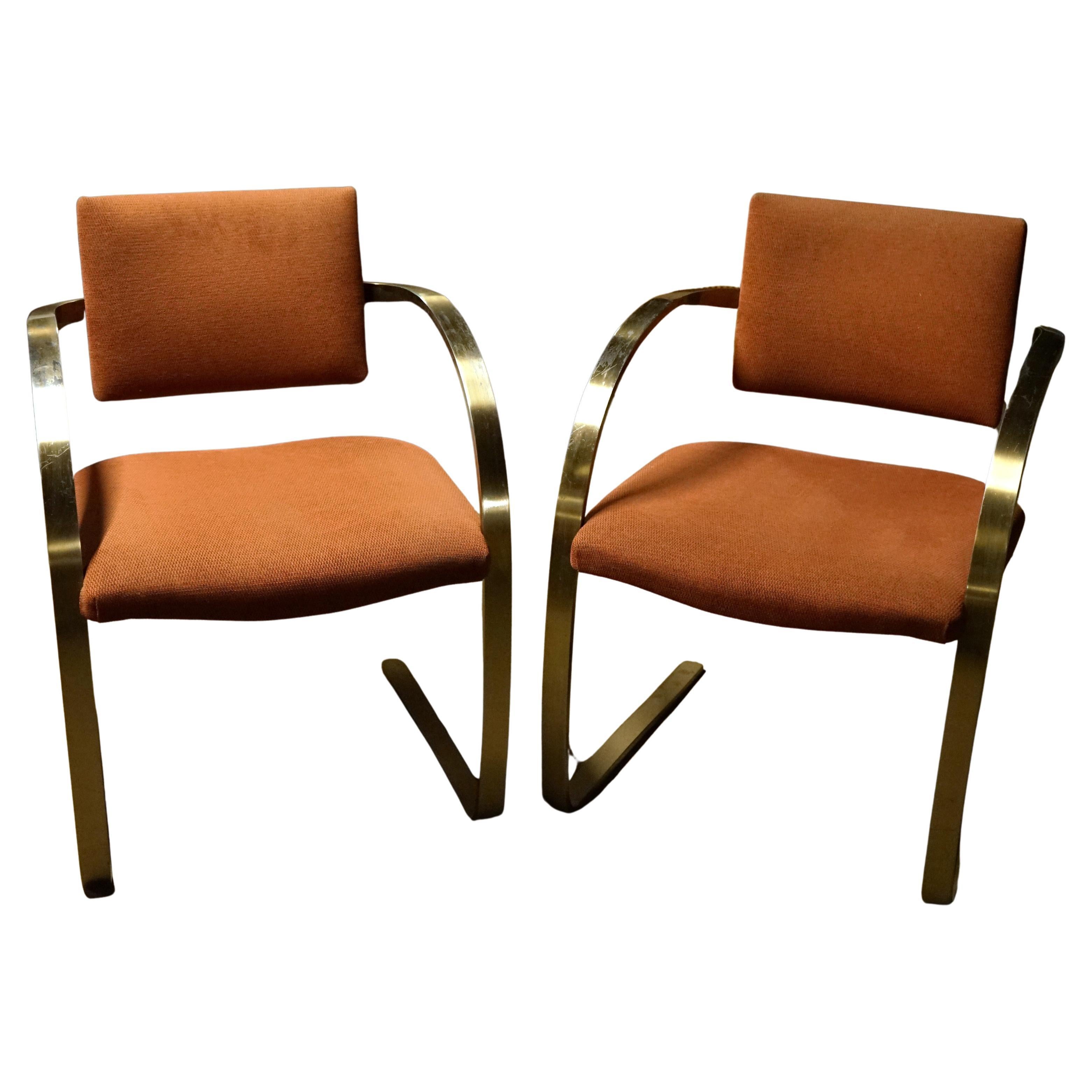 Mark Mascheroni for Brueton Cantilevered Chairs - A Pair For Sale