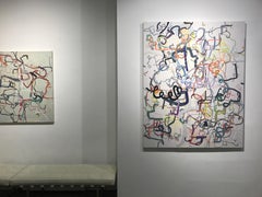 Orange is the New Orange (Bleiben Sie es allein) Leinen Abstraktes Ölgemälde