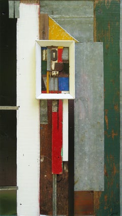Ct. 04, Mixed Media on Wood Panel