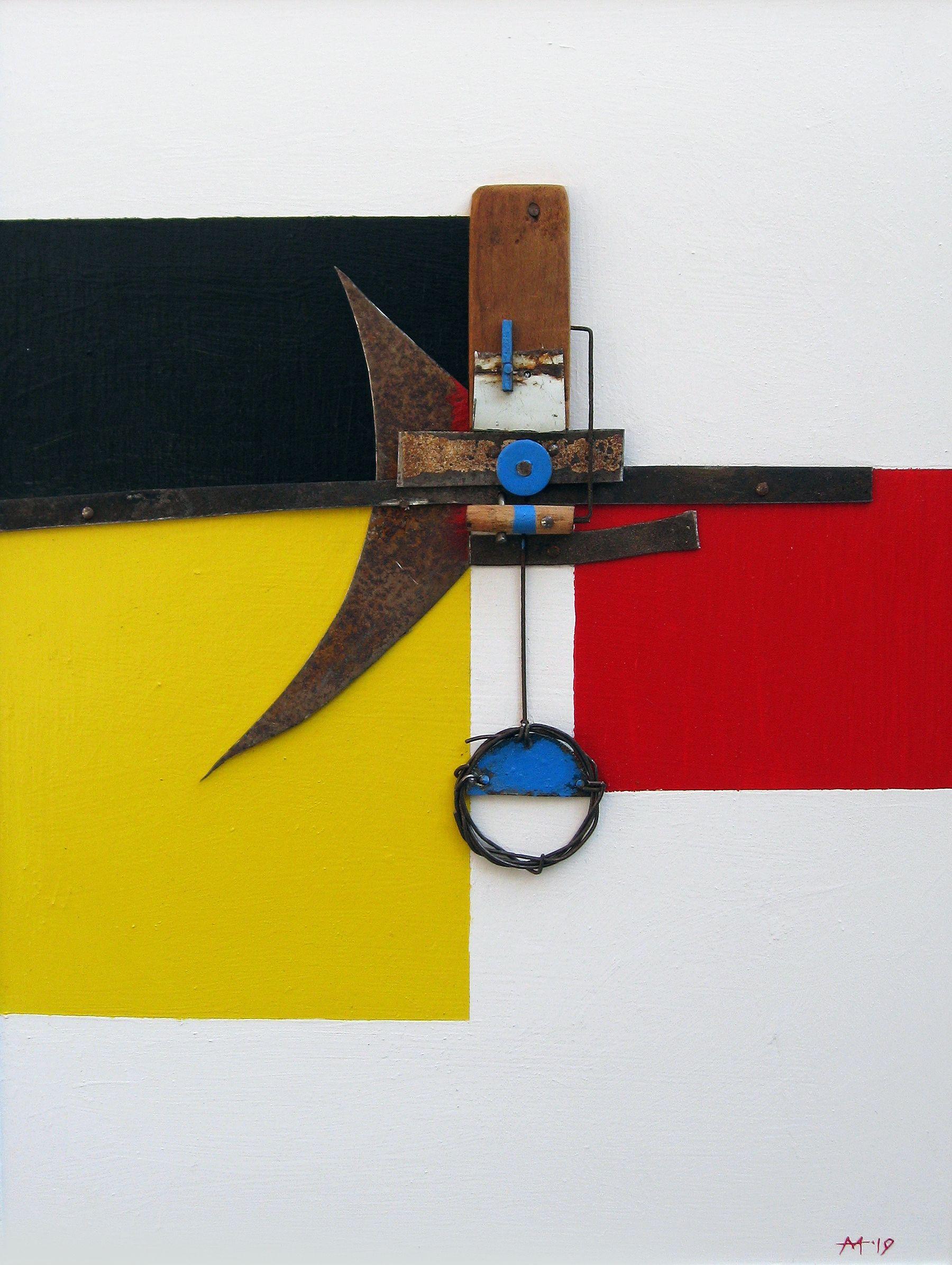Hku. 05, Tecnica mista su pannello di Wood - Mixed Media Art di Mark Mazurczyk