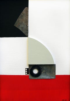 Mos. 2, Mixed Media on Wood Panel