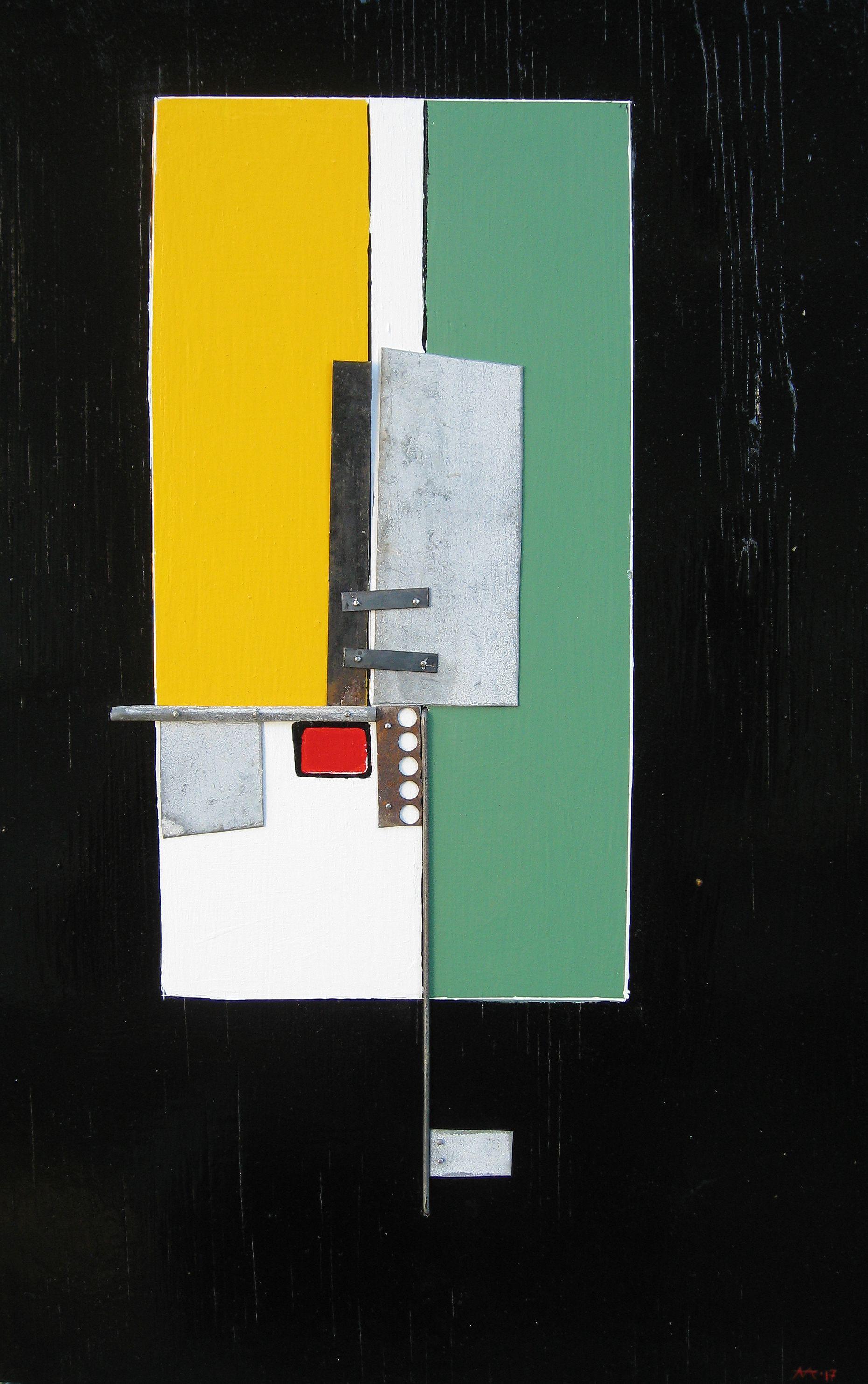 Os. 3, Mixed Media on Wood Panel - Mixed Media Art by Mark Mazurczyk